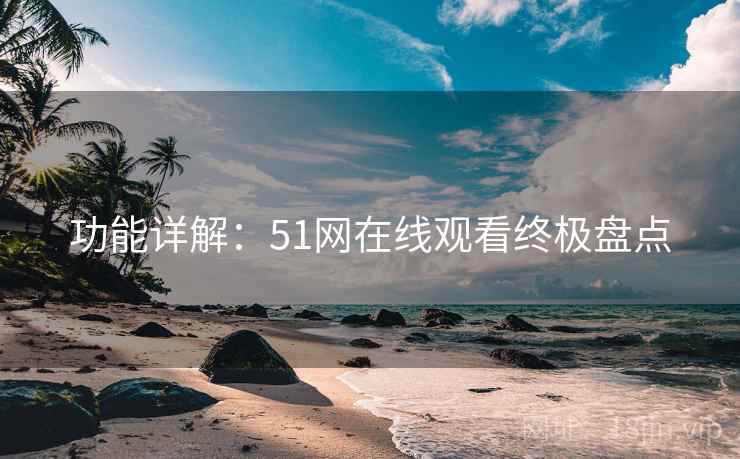 功能详解：51网在线观看终极盘点